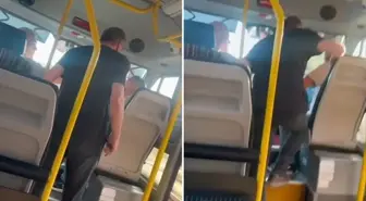 'Ayağıma bastın' tartışmasında yolcuya yumruk attı: Seni delik deşik ederim
