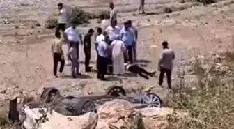 Batman'da Otomobil Şarampole Yuvarlandı: 1 Yaralı