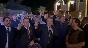 Mustafa Destici Bursa'da düğünde türkü söyledi