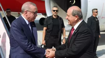 Cumhurbaşkanı Erdoğan KKTC'ye gitti