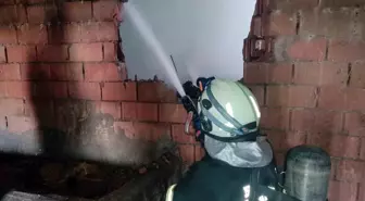 Batman'da Yangın: 10 Ton Saman ve 15 Tavuk Telef Oldu
