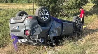 Nişan Töreninden Dönen Araç Takla Attı: 1 Ölü, 4 Yaralı