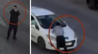 Fenerbahçe stadı önünde el hareketi yaptı! Uyaran güvenlik görevlisini arabayla metrelerce sürükledi