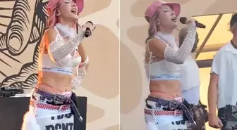 Hande Yener'in plaj konseri tarzına yorum yağdı: Pazarcı gibi olmuş
