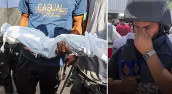 İsrail yardım için bekleyen sivilleri hedef aldı! Gazeteci canlı yayında gözyaşlarına boğuldu