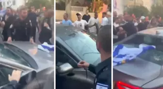 İsrailliler Arap milletvekilinin aracına saldırıp, 'Araplara ölüm' sloganları attı