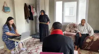 Osmaniye'de Evde Adalet Hizmeti ile Müştekilerin İfadesi Alındı