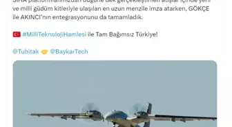 AKINCI SİHA'dan GÖKÇE Güdüm Kiti ile Başarıyla Atış Gerçekleştirildi