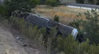 Balıkesir'de yolcu otobüsü şarampole devrildi: 27 yaralı