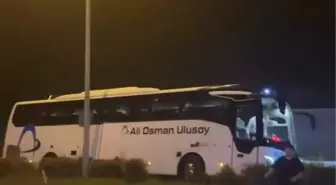 Rize'de Yolcu Otobüsü Kontrolden Çıktı, Yaralanan Yok