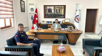 Hisarcık'a Atanan Jandarma Üsteğmen Kaan Nayman Göreve Başladı