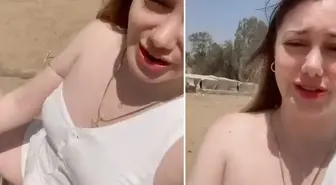 Mısır'da kısa şortla deveye bindi, sonrasında olanlar inanılmaz