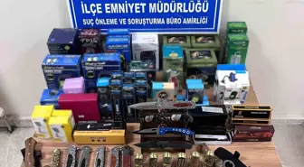 Konya'da Kaçak Bıçak ve Malzeme Ele Geçirildi