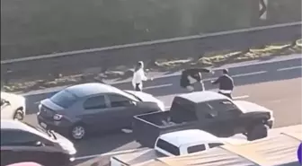 Trafik kavgasında beklenmedik son: Cüsseli saldırgan iki kez yere yığıldı
