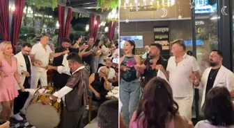 Ünlü isimler sıra gecesinde buluştu! Nuri Alço halay başı oldu