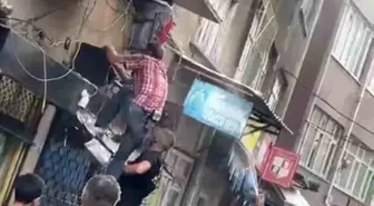 Bursa'da Yangında Mahsur Kalan Kadın Kurtarıldı