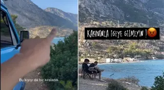 Deniz kıyısını kiraladıklarını iddia edip ücret istediler