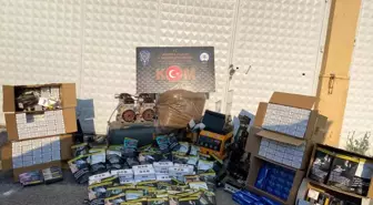 Kütahya'da Kaçak Tütün Operasyonu: Yüklü Miktarda Malzeme Ele Geçirildi