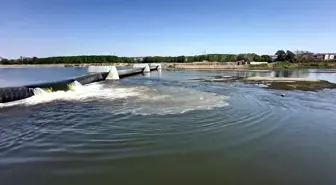 Edirne'de Meriç Nehri'nden Tarımsal Sulama İçin Su Bırakıldı