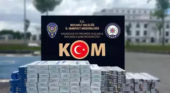 Kocaeli'de Tırda 350 Paket Kaçak Sigara Ele Geçirildi