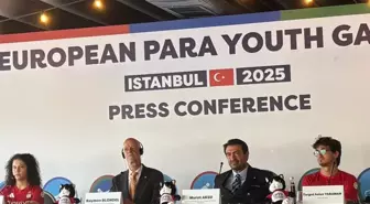Avrupa Para Gençlik Oyunları için İstanbul'da basın toplantısı düzenlendi