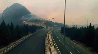 Bilecik'te Orman Yangını Nedeniyle D-650 Karayolu Kapandı