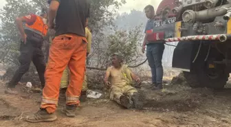 Eskişehir'deki Orman Yangınında Zorlu Mücadele Devam Ediyor