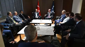 Fatih Erbakan, Yavuz Ağıralioğlu'nu ziyaret etti