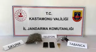 Kastamonu'da Uyuşturucu ve Ruhsatsız Tabanca Operasyonu: 2 Tutuklama