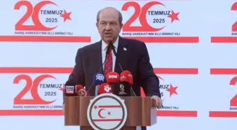 KKTC Cumhurbaşkanı Tatar: 'Kıbrıs Türk'ü yalnız değildir'