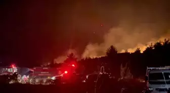 Geyve'de Yangın Kontrol Altına Alınmaya Çalışılıyor