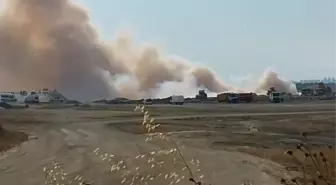 Silivri'de İBB Çöp Döküm Sahasında Yangın Çıktı