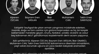 AKUT'tan Kaybedilen Gönüllülere Başsağlığı