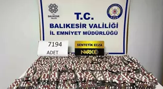 Ayvalık'ta Uyuşturucu Operasyonu: 7 Bin 194 Sentetik Hap Ele Geçirildi