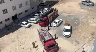 Adıyaman'da Bir Apartman Balkonunda Yangın Çıktı