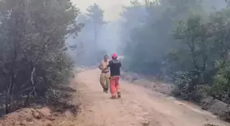 Orman Yangınında Yaralanan İşçi Yoğun Bakımda Tedavi Ediliyor