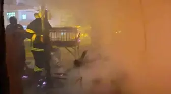 Besni'de Fırına Ait Odunlar Yanarak Küle Döndü