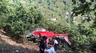 Giresun'da Fındık Bahçesine İşçi Taşıyan Kamyonet Kazası: 1 Ölü, 9 Yaralı