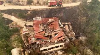 Karabük'teki Orman Yangınında Kamış Köyü Zarar Gördü