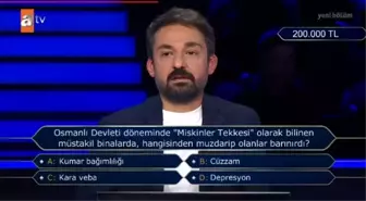 Osmanlı Devleti döneminin miskinler tekkesi olarak bilinen müstakil binalarda hangisinden muzdarip olanlar barınırdı?