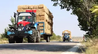 Tekirdağ'da Orman Yangını Sonrası Üreticilere 150 Ton Saman Desteği