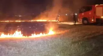 Tekirdağ'da Anız Yangını Kontrol Altına Alındı
