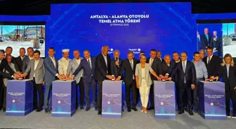 Alanya arasını 36 dakikaya düşürecek otoyolun temeli atıldı