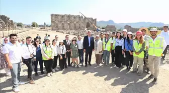 Aspendos'ta tarih yeniden doğuyor: Geleceğe Miras projesi üç eşsiz eseri gün yüzüne çıkardı