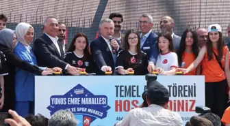 Bakan Bak temel atma töreninde konuştu: Sporun gücünü kullanmamız lazım