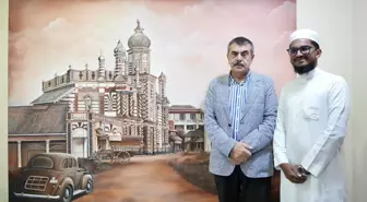 Bakan Tekin, Sri Lanka'da 'Kırmızı Mescit' Ziyaretinde Bulundu