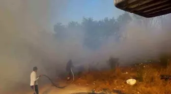 Bandırma'da Otluk Alanda Yangın Çıktı