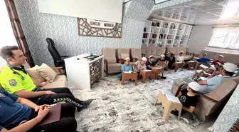 Hisarcık'ta Yaz Kur'an Kursu Öğrencilerine Trafik Eğitimi