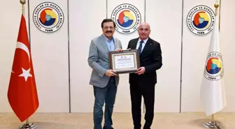 Erzurum'da Palandöken Ekonomi Forumu'na Teşekkür Belgesi