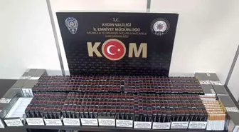 Aydın'da Kaçakçılık Operasyonu: Yüklü Miktarda Makaron Ele Ge geçirildi